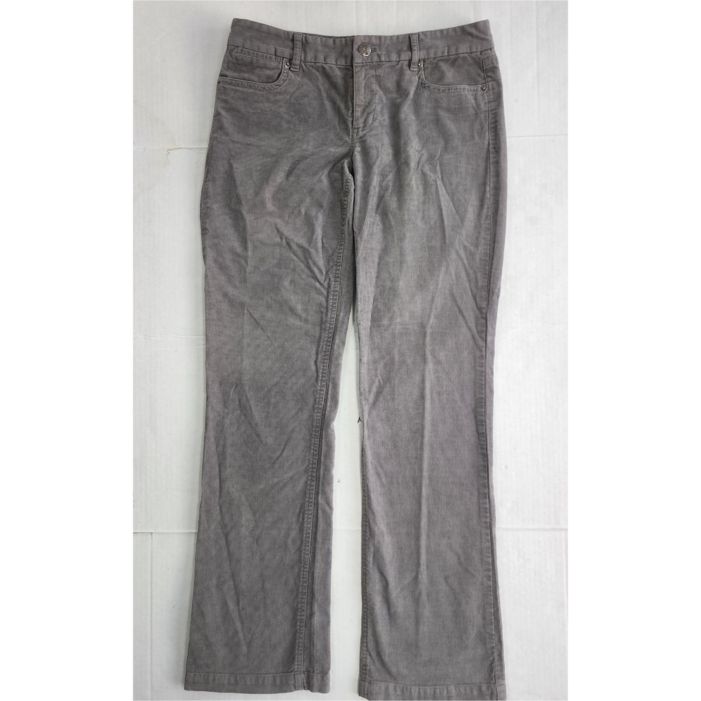 J.Crew Grey Corduroy Vintage Bootcut Mid Rise Pant